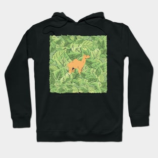 Camel in Leaves Hoodie